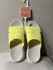 Easy Spirit Womens Deion Slip On Open Toe Pool Slides Size 9