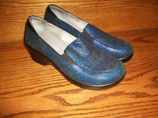 Alegria PG Lite EMM-741X Cosmic Shimmer Slip On Nurse Shoes Clogs EU 37 US 7-7.5