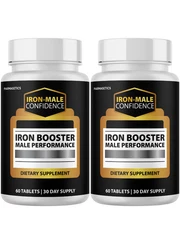Iron Booster Male Performance, Male Endurance Supplement - 2 Bottles Genuine