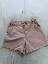 VTG NY jeans Corduroy Longrider Shorts Womens Pink Size 10