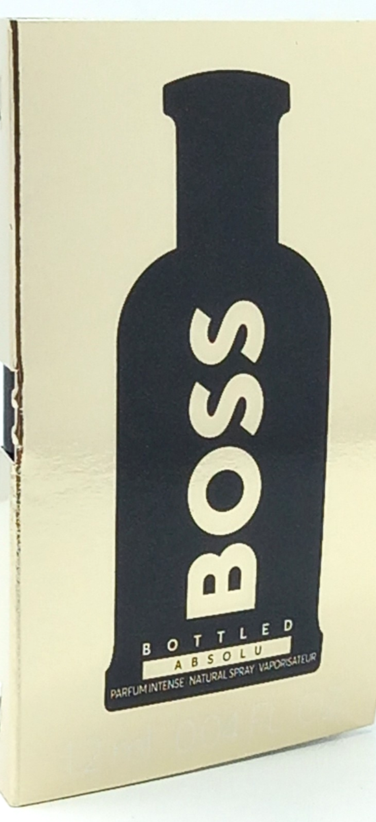 HUGO BOSS BOTTLED ABSOLU PARFUM INTENSE VIAL SPRAY FOR MEN 0.04 Oz