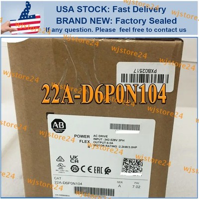 US RTS AB  22A-D6P0N104 PowerFlex 4 2.2kW 3Hp AC Drive  Same-Day Ship