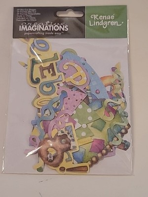 Creative Imaginations/ Renae Lindgren #29382 Make A Wish Birthday Die Cuts 59 pc