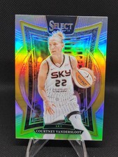 2025 Panini Select WNBA CONCOURSE SILVER PRIZM COURTNEY VANDERSLOOT SKY #36
