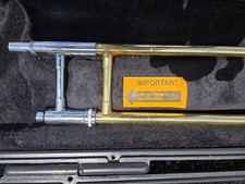 Bach Tenor Trombone. Made in USA. Good condition, if resolder spitvalve.