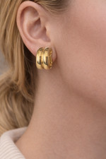 Ohrclips  Ohrstecker Ohrringe  aus 585er  14K Gelbgold 4,46г.