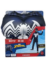 Jazwares VENOM SPIDER-MAN Marvel Boys Costume W/ Jumpsuit Mask Size Medium 8