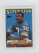1988 Super Star Sticker Back Cards James Jones Bill Bates Dean Biasucci #63 0au4