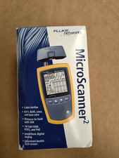 Fluke Networks MicroScanner 2 Cable Tester, NEW Open Box 25450074