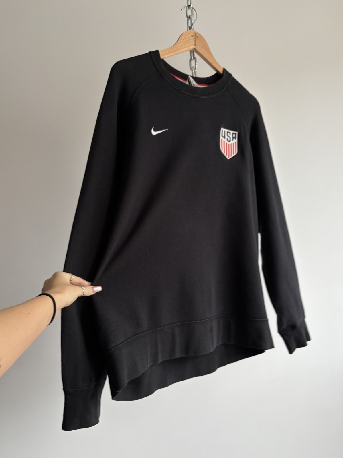 Nike USA Fully Embroidered Patchwork Pullover Swe… - image 14