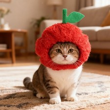 Pet Headgear Plush Decorative for Cats Small Dogs Reusable Cat Costume