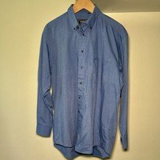 Versace V2 Dress Shirt Light Blue Mens 16 32/33 Classic Fit