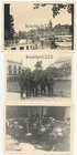 3 photos soldiers of the Luftwaffe in Königsberg East Prussia Castle Cafe Port...