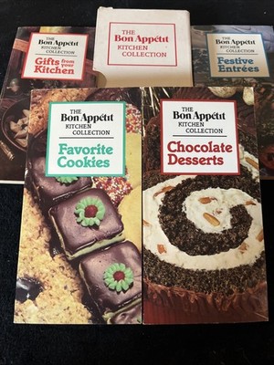 Bon Appetit The Kitchen Collection Lot Cookbooks x4 VINTAGE Recipes