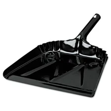 Impact Products Metal Dust Pan - 12" Wide - Steel - Black (4212_40)