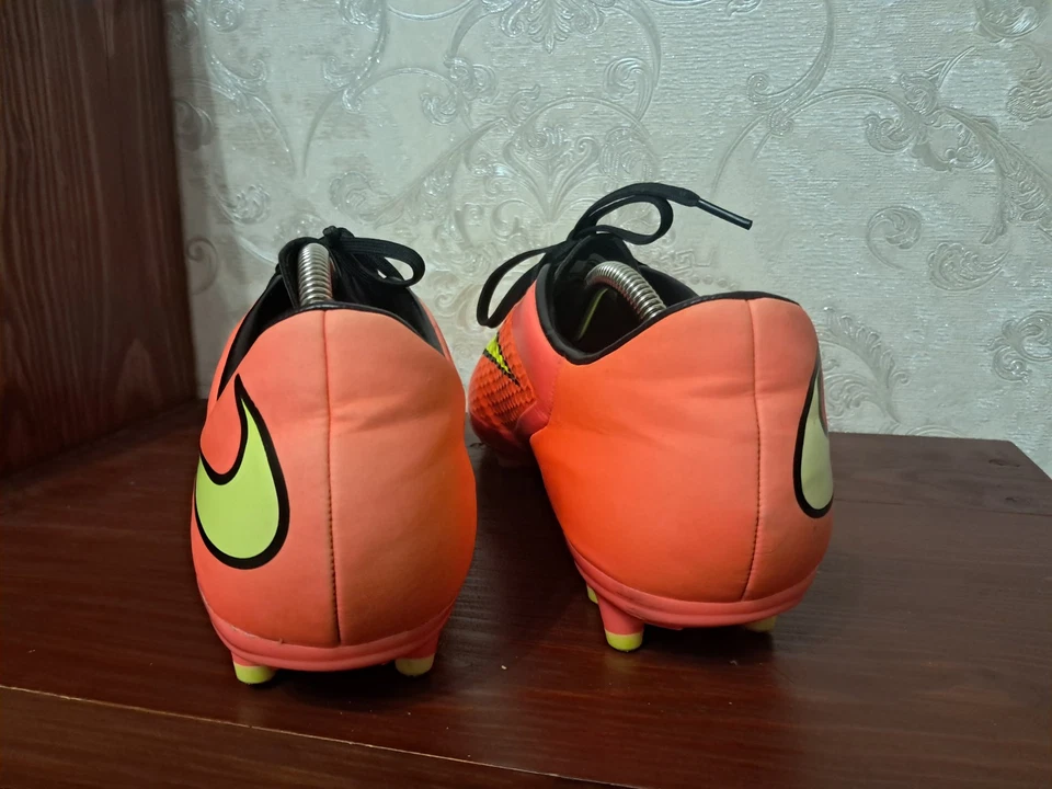 Nike Hypervenom Phelon FG Crimson Volt 599730 Mens Sz 12.5 Soccer Cleats Rare - Image 4 of 4