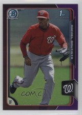 2015 Bowman Chrome Prospects Purple Refractor 147/250 Rafael Bautista #BCP42 0l2