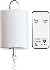 Hanging Display Motor with Remote 5 RPM Low Speed for Wind Spinner Ornament Hang