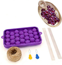 Grape Soap Making Kit with Silicone Molds, Tools Video Tutorial for Adults