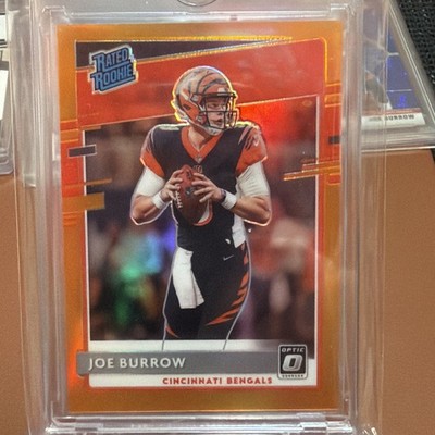 2020 Panini Donruss Optic Rated Rookies Joe Burrow #151 Orange /199 (RC)