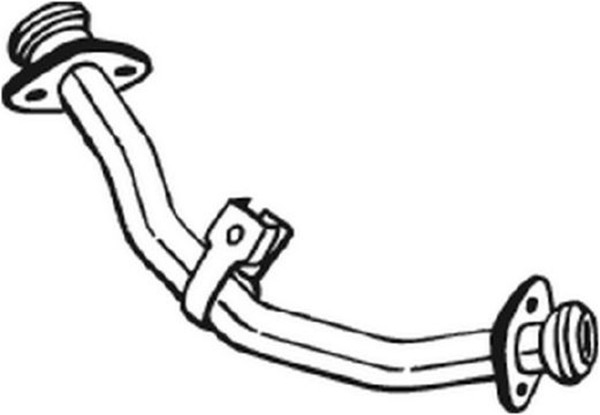 Bosal Abgasrohr 787-765 FüR Mitsubishi Pajero 1 Canvas Top 2 L044G L049G 4WD-image