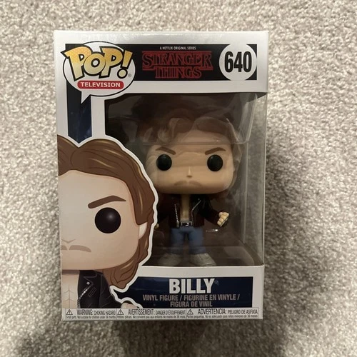 Billy Stranger Things Funko Pop #640 New Vaulted - Quick Ship