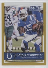 2016 Score Jumbo Gold Zone /99 Phillip Dorsett #144
