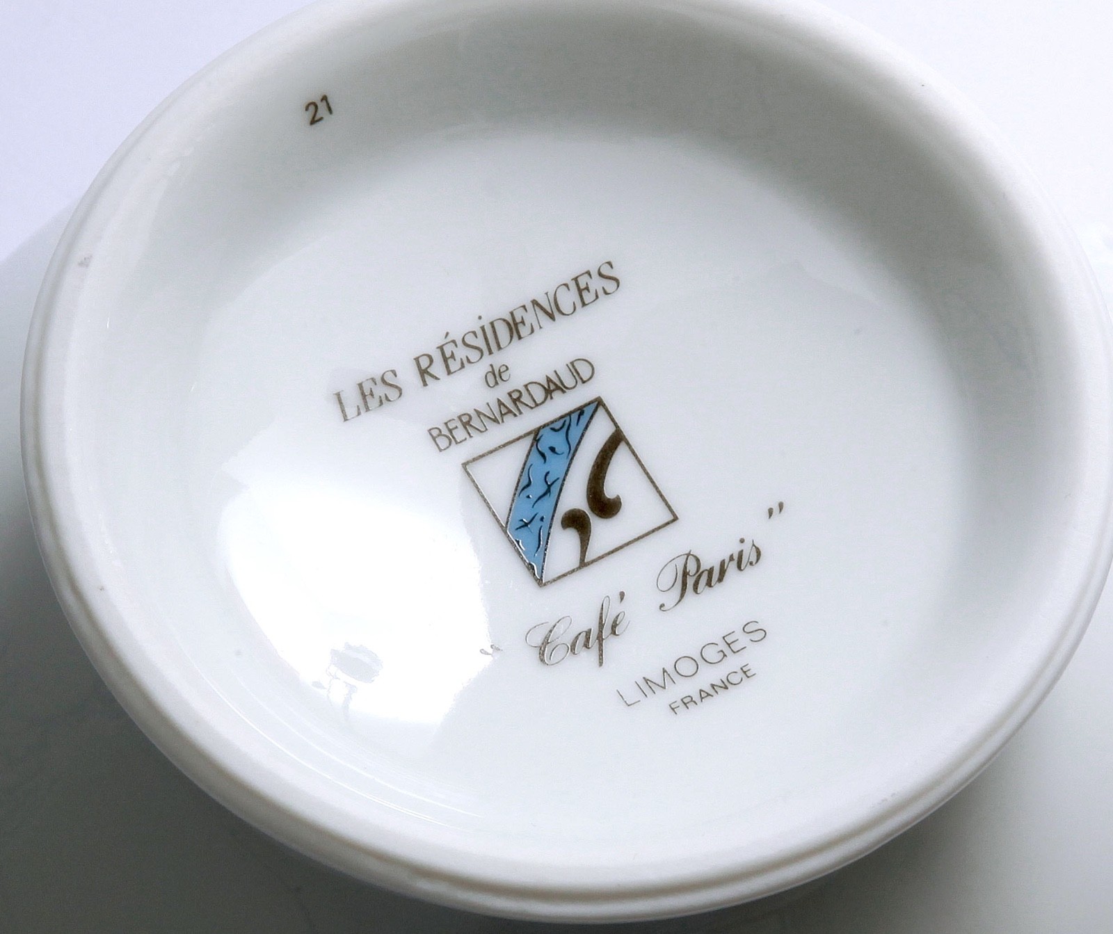 Set of 2 Bernardaud Cafe Paris Individual Soup Server Bowls and Lid Excellent!