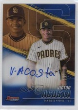 2021 Bowman's Best of Blue Refractor 120/150 Victor Acosta #B21-VA Auto 0c2