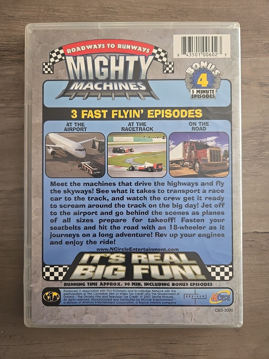 Mighty Machines - Roadways to Runways (DVD, 2007