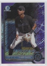 2022 Bowman Chrome Prospects Purple Shimmer Refractor 120/250 Yiddi Cappe 0c6