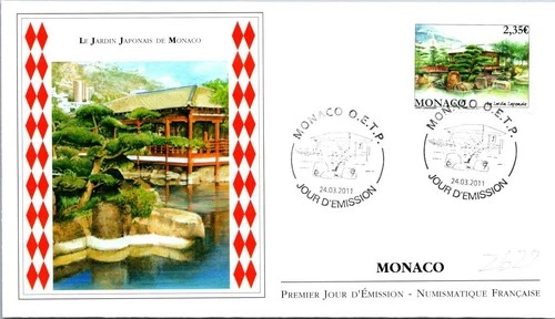 Monaco SC# 2622 FDC 2011 The Japanese Garden of - A03379