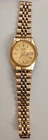 Seiko Ladies Day/Date Gold Tone Quartz Watch 7N83-0041 - Untested As Is.