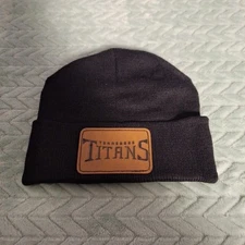 Tennessee Titans Patch Black Beanie Cap NFL 