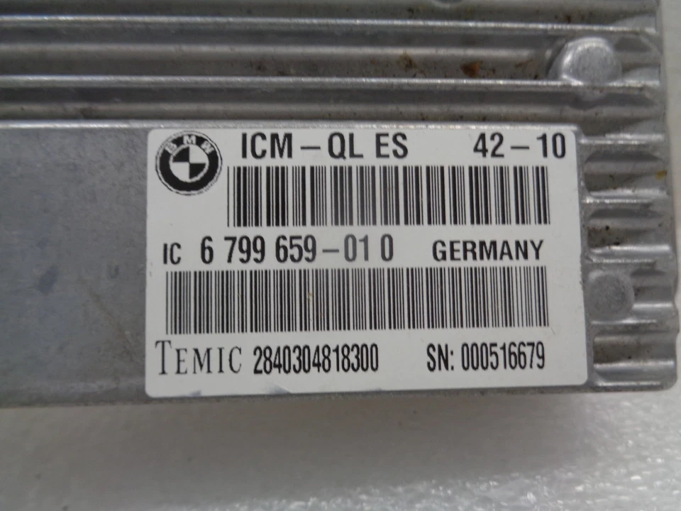 2011 BMW 535i F10 ICM Control Module 6799659-01 OEM AK251155 - Image 2 of 4