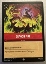 Dragon Fire Whispers in the Well 133/204 Disney Lorcana
