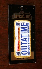 Universal Studios Hollywood Back to the Future OUTATIME Souvenir Patch NEW!