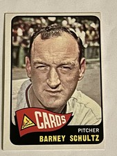 1965 Topps Barney Schultz # 28 St. Louis Cardinals NRMT-EXMT!