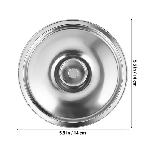 Tapa de olla de acero inoxidable pequeña redonda de repuesto solo para cacerola de sartén - Imagen 3 de 12