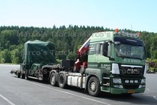 Truck Photo MAN TGA Platform Trailer Netherlands Green FA. H. BOSMAN EFFER #n7wu