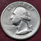 1932 D Washington Quarter 25c High Grade #100458