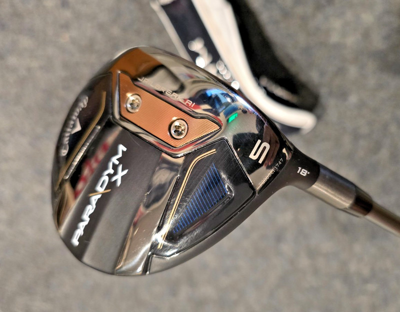 Callaway Paradym X 5 Fairway Wood 18*  HZRDUS Gen 4 5.5 60g Regular RH