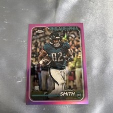 2024 Topps Chrome - Rookies Ainias Smith #286 Pink Refractor (RC)