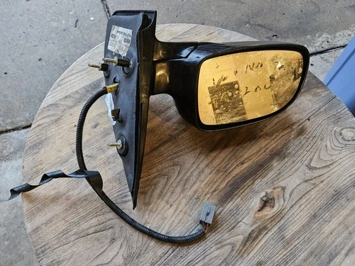 OEM Ford Windstar Van Left Driver Side Heated Mirror 1999 2000 Black - Scratches