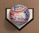 Gary Carter Signed OML Baseball, VCBC SuperStats, Hand Painted, PSA/DNA LOA