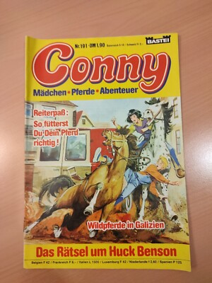Conny Comic Mädchen Pferdeabenteuer Heft 191 Das Rätsel Um Huck Benson Top  