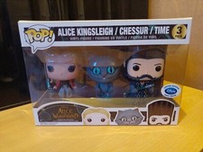 Funko : Alice in Wonderland 3-pack (Alice, Chessur Cat & Time) Disney Exclusive