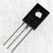 50PCS BD140 TRANSISTOR PNP 1.5A 80V TO126 NEW s8
