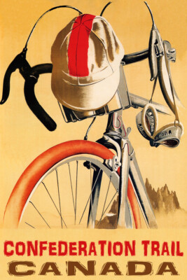 Confederation Trail Canada Cycling Bike Bicycling Vintage Poster Repro FREE S/H