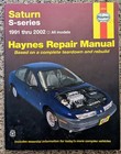 Haynes Repair Manual 87010 Saturn S-Series 1991-2002 Engine Rebuild All Models